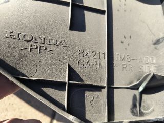 bontott HONDA INSIGHT Bal hátsó Belső Küszöb Burkolat