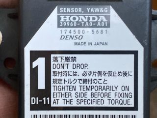 bontott HONDA JAZZ Menetstabilizátor Elektronika