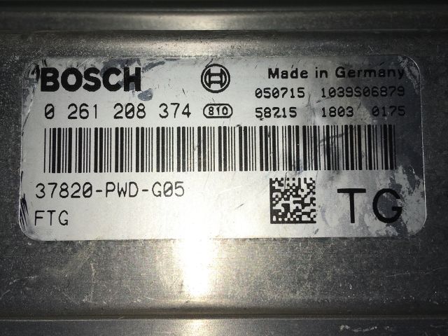 bontott HONDA JAZZ Motorvezérlő