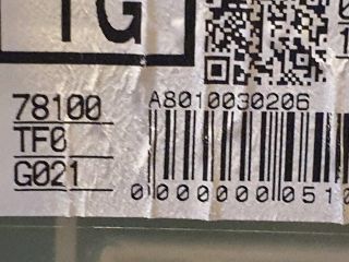 bontott HONDA JAZZ Kilométeróra