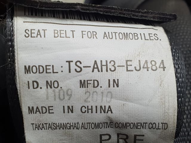 bontott HONDA JAZZ Bal első Biztonsági Öv