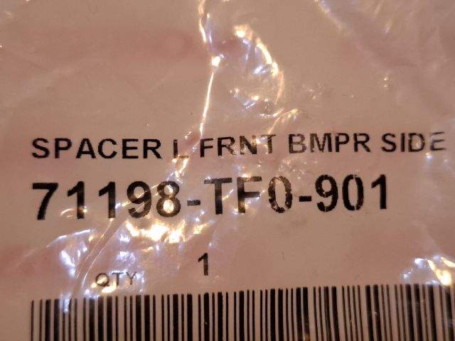 bontott HONDA JAZZ Bal első Lökhárító Tartó (Műanyag)