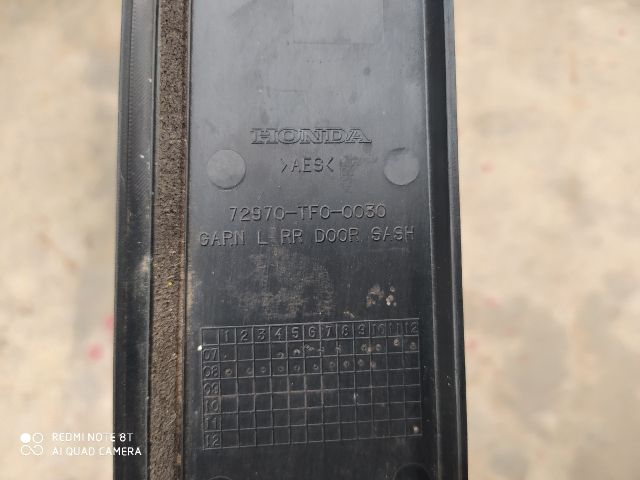 bontott HONDA JAZZ Bal hátsó Ajtó Díszléc