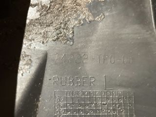 bontott HONDA JAZZ Bal Levélrács Záróvég