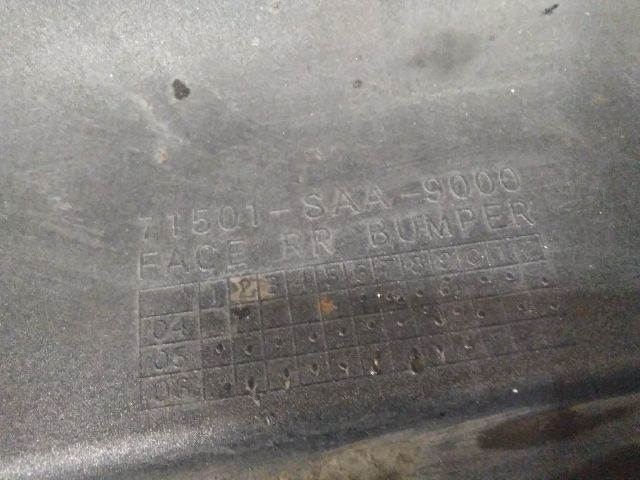 bontott HONDA JAZZ Hátsó Lökhárító (Üresen)