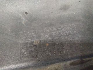 bontott HONDA JAZZ Hátsó Lökhárító (Üresen)