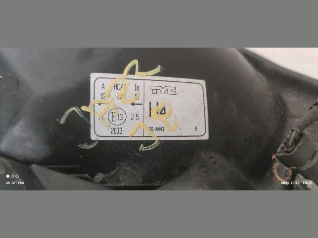 bontott HONDA JAZZ Jobb Fényszóró