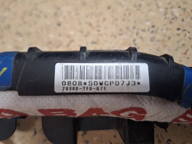 bontott HONDA JAZZ Jobb Függönylégzsák és Oldallégzsák