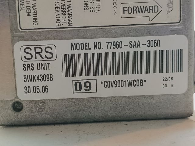 bontott HONDA JAZZ Légzsák Elektronika