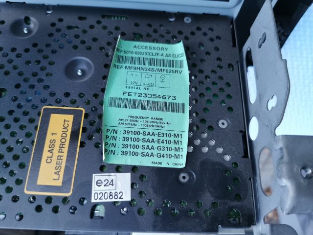 bontott HONDA JAZZ Rádió / CD