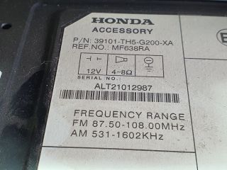 bontott HONDA JAZZ Rádió / CD