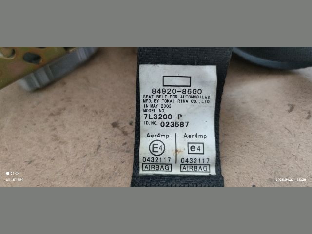 bontott HYUNDAI ATOS Jobb első Biztonsági Öv