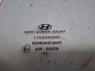 bontott HYUNDAI i20 Bal hátsó Fixüveg (Ajtóban)