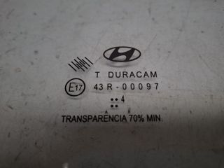 bontott HYUNDAI i20 Bal hátsó Fixüveg (Ajtóban)