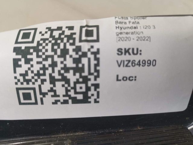 bontott HYUNDAI i20 III Első Lökhárító Alsó (Műanyag)