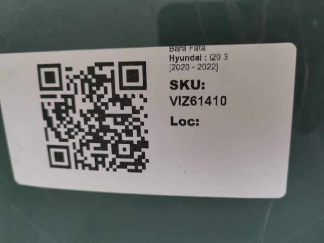 bontott HYUNDAI i20 III Első Lökhárító (Üresen)