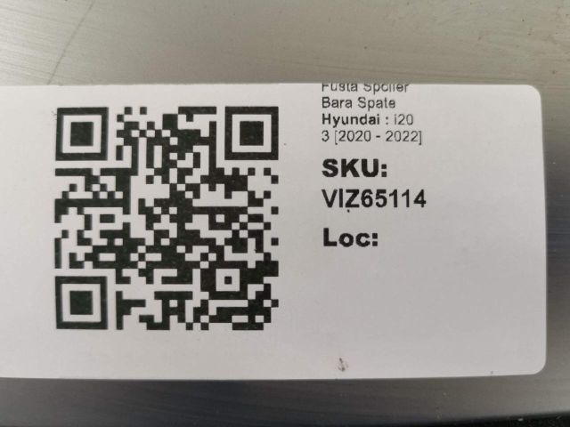 bontott HYUNDAI i20 III Hátsó Lökhárító Alsó (Műanyag)