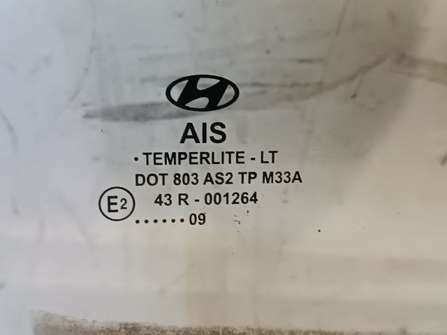 bontott HYUNDAI i20 Jobb első Ablak