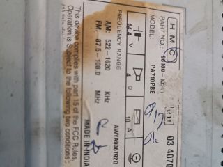 bontott HYUNDAI i20 Rádió / CD