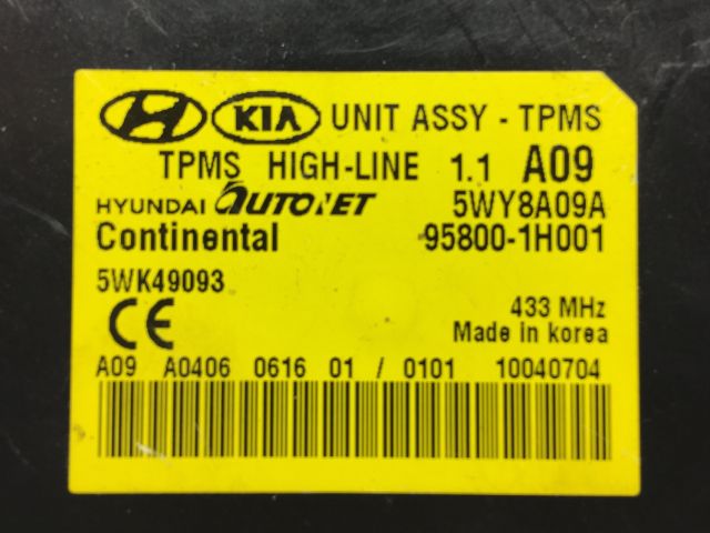 bontott HYUNDAI I30 TPMS Elektronika