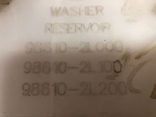 bontott HYUNDAI I30 Ablakmosó Tartály