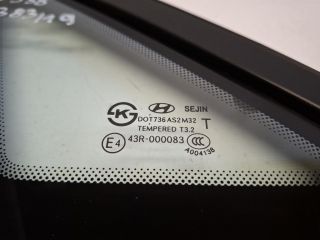 bontott HYUNDAI I30 Bal C Oszlop Oldalablak Üveg