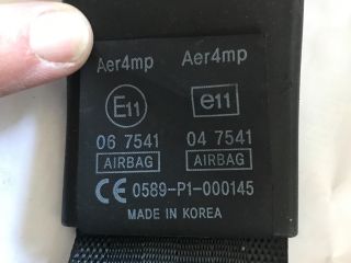 bontott HYUNDAI I30 Bal első Biztonsági Öv