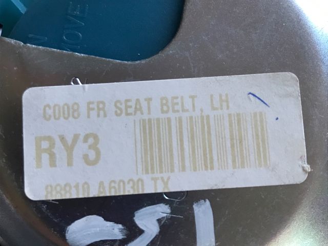 bontott HYUNDAI I30 Bal első Biztonsági Öv