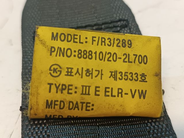 bontott HYUNDAI I30 Bal első Biztonsági Öv