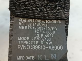 bontott HYUNDAI I30 Bal hátsó Biztonsági Öv