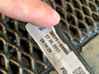 bontott HYUNDAI I30 Első Lökhárító Merevítő (Fém)