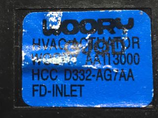 bontott HYUNDAI I30 Fűtés Állító Motor