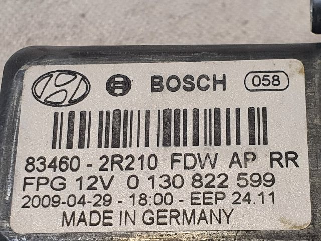 bontott HYUNDAI I30 Jobb hátsó Ablakemelő Motor
