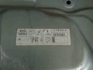 bontott HYUNDAI I30 Jobb hátsó Ablakemelő Szerkezet (Mechanikus)