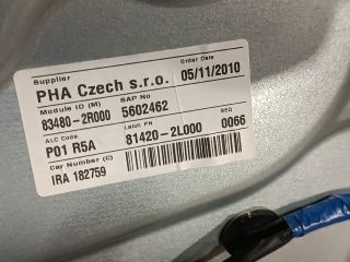 bontott HYUNDAI I30 Jobb hátsó Ajtó (Részeivel)