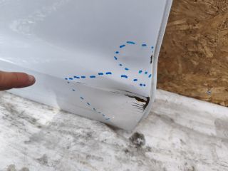 bontott HYUNDAI I30 Jobb hátsó Ajtó (Üres lemez)