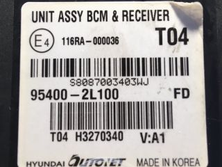 bontott HYUNDAI I30 Központizár Elektronika