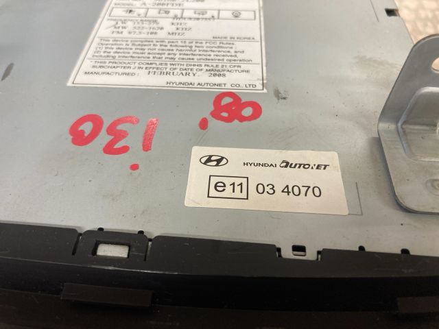 bontott HYUNDAI I30 Rádió / CD