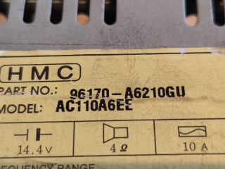 bontott HYUNDAI I30 Rádió / CD