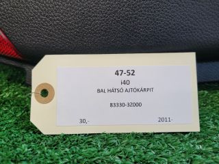 bontott HYUNDAI i40 Bal hátsó Ajtó Kárpit