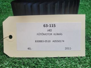 bontott HYUNDAI i40 Fűtőmotor (Klímás)