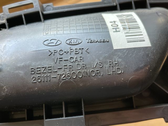 bontott HYUNDAI i40 Jobb első Belső Kilincs