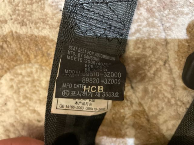 bontott HYUNDAI i40 Jobb hátsó Biztonsági Öv