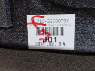 bontott HYUNDAI IONIQ Csomagtér Kárpit