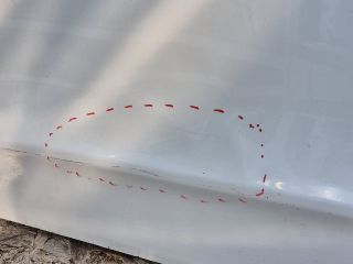 bontott HYUNDAI ix35 Bal első Ajtó (Üres lemez)