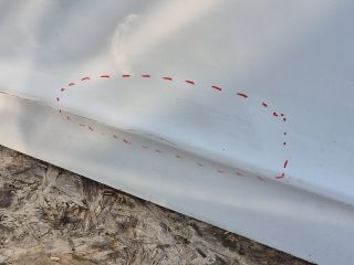 bontott HYUNDAI ix35 Bal első Ajtó (Üres lemez)