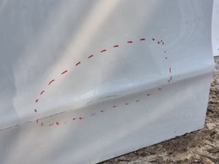 bontott HYUNDAI ix35 Bal első Ajtó (Üres lemez)