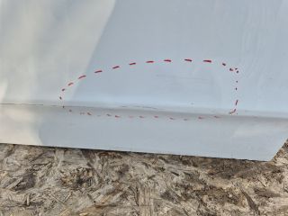 bontott HYUNDAI ix35 Bal első Ajtó (Üres lemez)