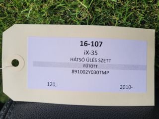 bontott HYUNDAI ix35 Hátsó Ülés Szett