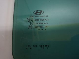 bontott HYUNDAI ix35 Jobb hátsó Ablak
